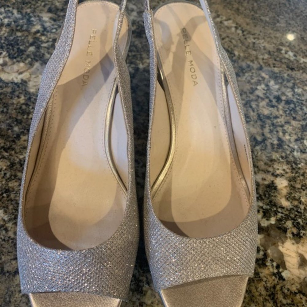 Sparkly Gold Pelle Moda Heels